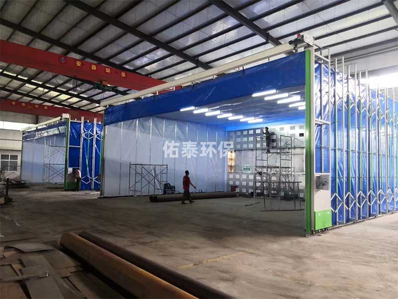 移動伸縮式噴漆房日常使用要注意的問題有哪些？